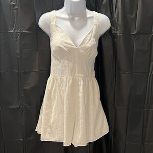 Chic White Textured Skirt